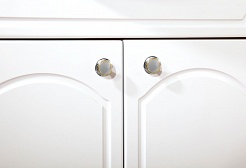 Бриклаер Мебель для ванной Лючия 80 белая, 2 шкафчика – фотография-8