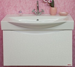 Sanflor Мебель для ванной Санфлор 85 белая – фотография-2
