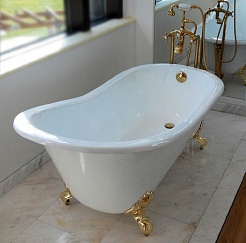 Magliezza Чугунная ванна Gracia 170x76 (ножки золото) – фотография-1