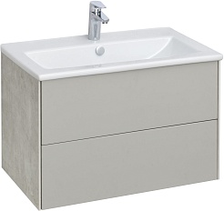 Акватон Мебель для ванной Сохо 75 R подвесная слэйт/галька серая – фотография-5