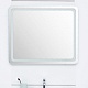 De Aqua Мебель для ванной Трио Люкс New 80 L, зеркало Смарт – картинка-10
