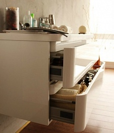 BelBagno Мебель для ванной ENERGIA 1000 Tortora Lucido, подсветка – фотография-5