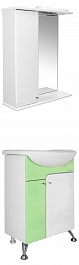 Mixline Мебель для ванной Посейдон 55 L зеленая – фотография-1