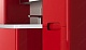 Водолей Тумба с раковиной "Флорена 90" подвесная красная – фотография-8