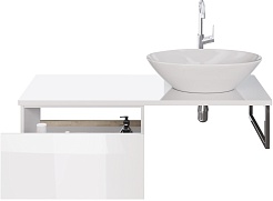 Dreja Мебель для ванной Box Line 120 подвесная белая – фотография-10