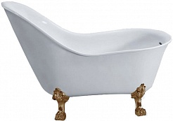 BelBagno Акриловая ванна BB08-BRN, ножки BB-LEG-LION-BRN – фотография-1