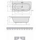 Alpen Акриловая ванна Astra 165x80 L – картинка-6