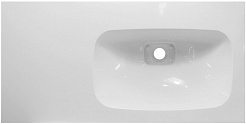 Misty Тумба с раковиной Купер 90 R с б/к белая – фотография-6