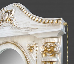 Атолл Мебель для ванной Наполеон 95 золото – фотография-5
