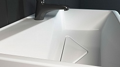 Velvex Мебель для ванной Crystal Cub 60, белый/ темный лен – фотография-7