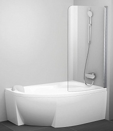 Ravak Шторка для ванны Chrome CVSK1 ROSA 160/170 R (7QRS0C00Y1) – фотография-1