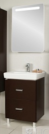 Акватон Мебель для ванной "Америна 60 Н" L коричневая – фотография-1