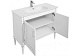 Aquanet Комплект мебели Селена 105 (2 дверцы), белая/патина серебро – картинка-23