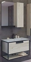 Comforty Мебель для ванной Бонн 75 подвесная дуб дымчатый