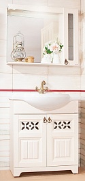 Бриклаер Мебель для ванной Кантри 80 шкафчик – фотография-1