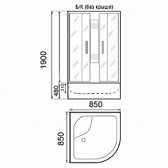 Parly Душевая кабина TM901 – фотография-5