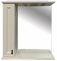 Misty Зеркало-шкаф для ванной Лувр 85 L слоновая кость