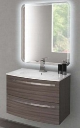 Cezares Мебель для ванной COMFORT 75 Larice, раковина Bianco – фотография-1