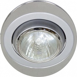 Feron Встраиваемый светильник 108Т-MR16 серый-хром – фотография-1