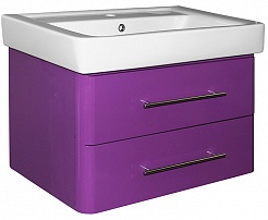 Mixline Мебель для ванной Ницца 80 фиолет – фотография-2