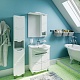 Runo Мебель для ванной Стиль 65 белая – фотография-14