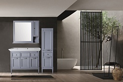 ASB-Woodline Зеркало для ванной Гранда 80 grigio серый – фотография-4