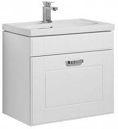 Aquanet Мебель для ванной "Рондо 70" белый (1 ящик) камерино – фотография-6