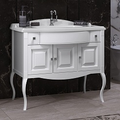 Opadiris Мебель для ванной Лаура 100 белая – фотография-5