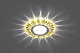 Feron Светильник встраиваемый CD902 с LED-подсветкой, прозрачный/желтый – фотография-4