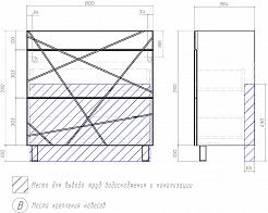 Vigo Мебель для ванной Geometry 2-800 белая – фотография-12