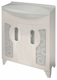 Какса-а Мебель для ванной Каприз зеркальный 75 – фотография-3