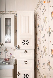 Бриклаер Пенал для ванной Кантри 35 с б/к – фотография-3