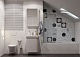 Акватон Мебель для ванной Кантри 55 белая/дуб верона – фотография-19