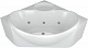 Aquatek Акриловая ванна Эпсилон 150х150 с гидромассажем – фотография-6