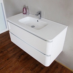 BelBagno Мебель для ванной ENERGIA 1000 Bianco Lucido, подсветка – фотография-2