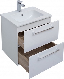 Dreja Мебель для ванны GIO 60 белый глянец – фотография-3