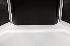 Deto Душевая кабина BМ4590 N (без крыши) BLACK с гидромассажем – фотография-4