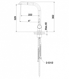 Lemark Смеситель Expert LM5075S для кухонной мойки – фотография-2