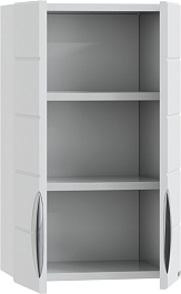 СанТа Навесной шкаф Родос 40x70 над стиральной машиной белый – фотография-2
