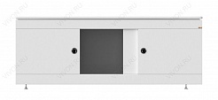 Водолей Экран под ванну двери купе 180 см белый – фотография-2