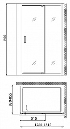 Gemy Душевой уголок Sunny Bay S28191D-A85 – фотография-3