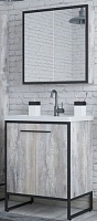 Corozo Мебель для ванной Айрон 70, черный/антик