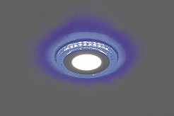 Feron Светодиодный светильник AL2330 встраиваемый 16W 4000K с синей подсветкой – фотография-2