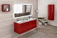 Cezares Мебель для ванной LIVERPOOL 140 Rosso – картинка-7