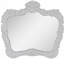 Demax Зеркало для ванной "Афины 92" белое ретро