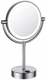 WasserKRAFT Зеркало увеличительное K-1005 с LED-подсветкой – фотография-1
