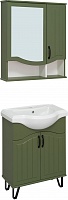 Runo Мебель для ванной Марсель 65 зеленая