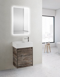 BelBagno Тумба с раковиной KRAFT MINI 450 R Pino Pasadena – фотография-3