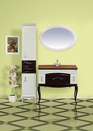 Misty Мебель для ванной Флоренция 100 бежево-коричневая – фотография-3