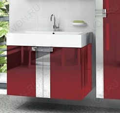  Мебель для ванной "Fresh 60" красная – фотография-6